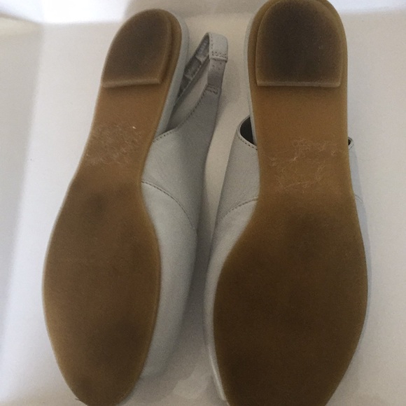 J. Jill Dove grey sling back flats 6m - Picture 7 of 8